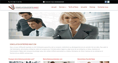 Desktop Screenshot of domiciliationsocieterabat.com